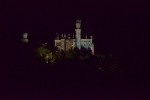 ライトアップされた夜のノイシュバンシュタイン城