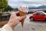 ホプフェン湖とアイスクリーム