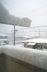 大雪の盛岡市
