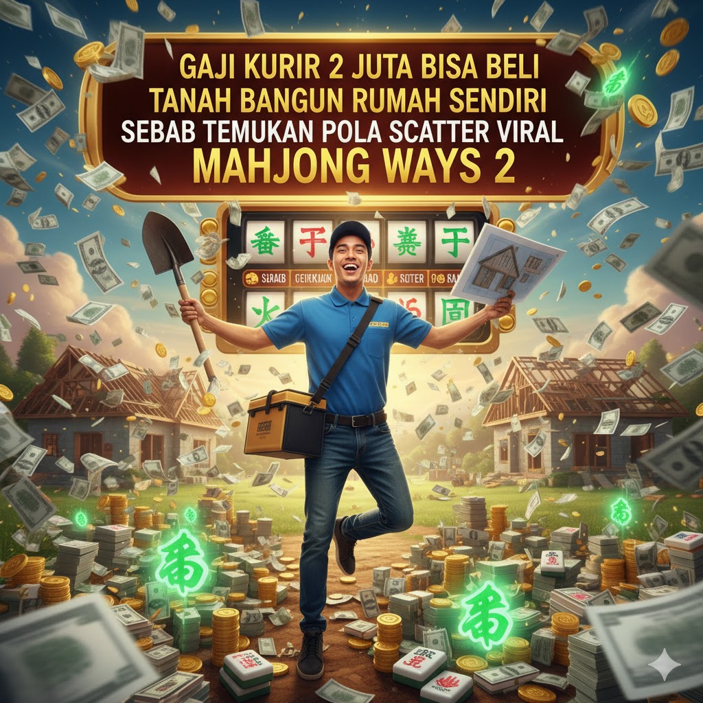 Gaji Kurir Cuma 2 Jutaan Tapi Kini Sudah Bisa Beli Tanah dan Bangun Rumah Sendiri Setelah Temukan Pola Scatter Viral di Mahjong Ways 2