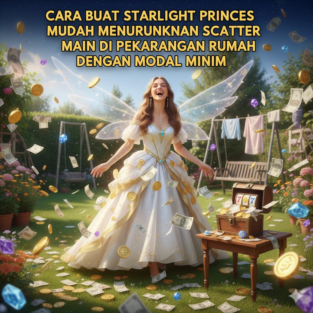 Cara Membuat Starlight Princess Mudah Menurunkan Scatter, Main di Pekarangan Rumah dengan Modal Minim