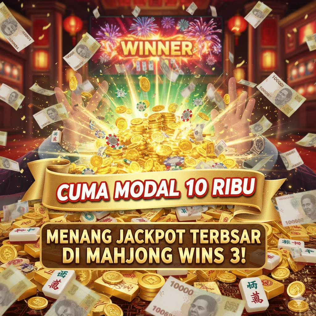 Cuma Modal 10 Ribu, Menang Jackpot Terbesar di Mahjong Wins 3!