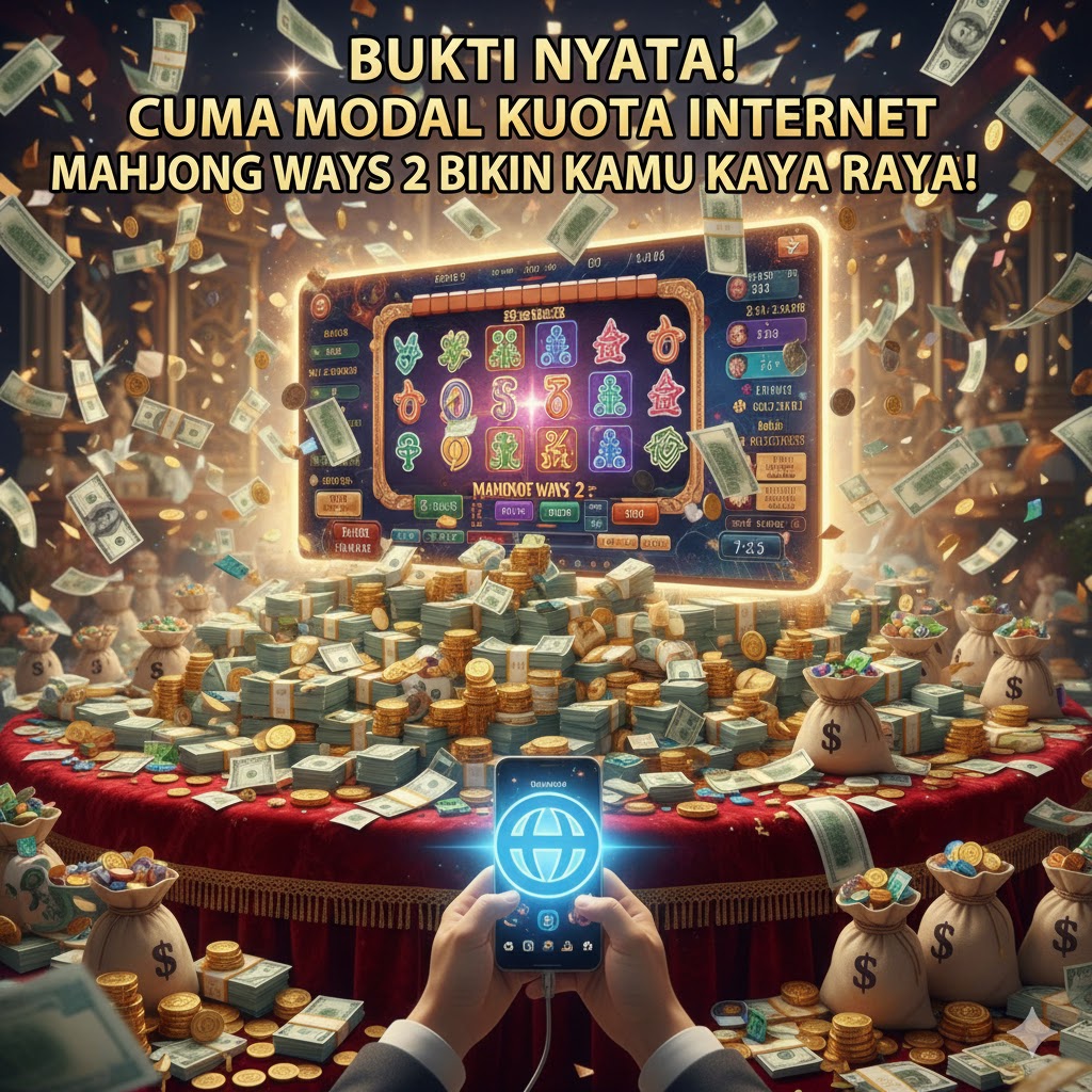 Bukti Nyata! Cuma Modal Kuota Internet, Mahjong Ways 2 Bikin Kamu Kaya Raya Sebelum Akhir Bulan!