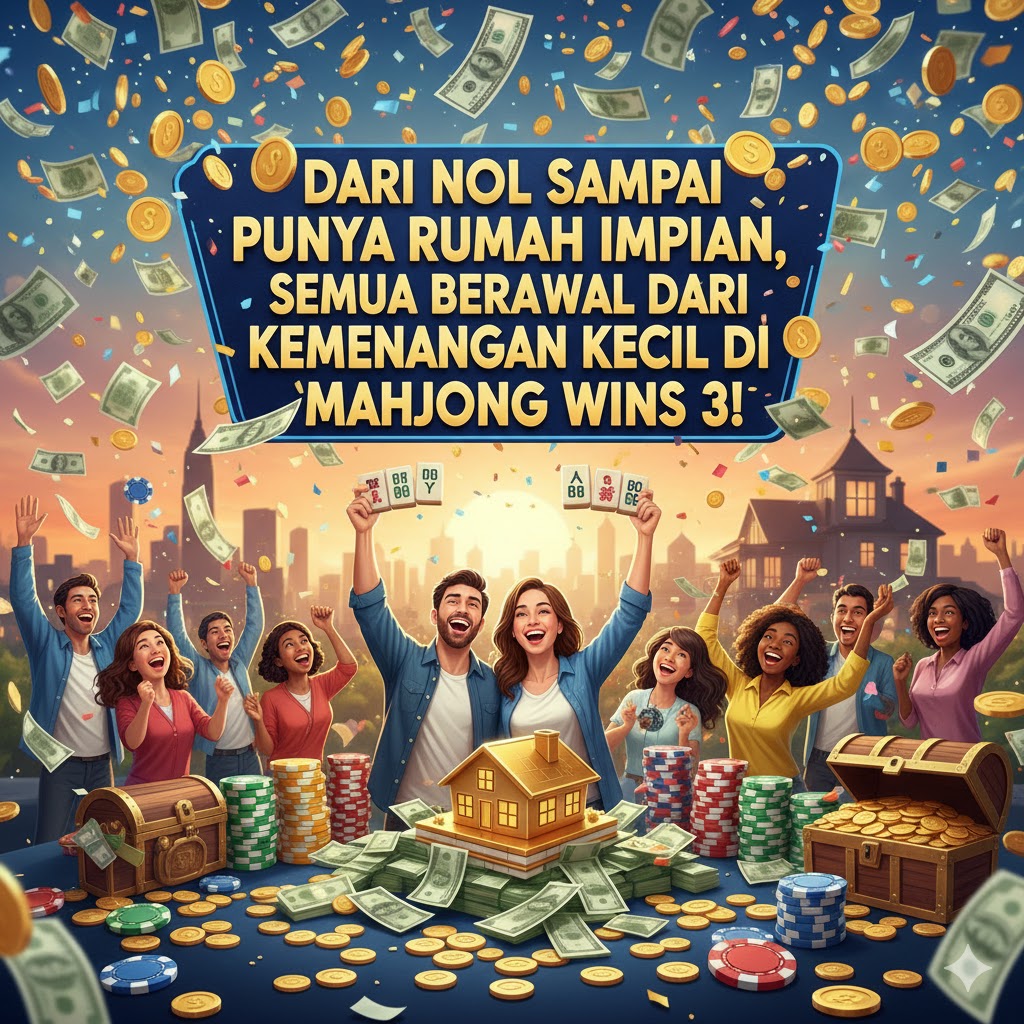 Dari Nol Sampai Punya Rumah Impian, Semua Berawal dari Kemenangan Kecil di Mahjong Wins 3!