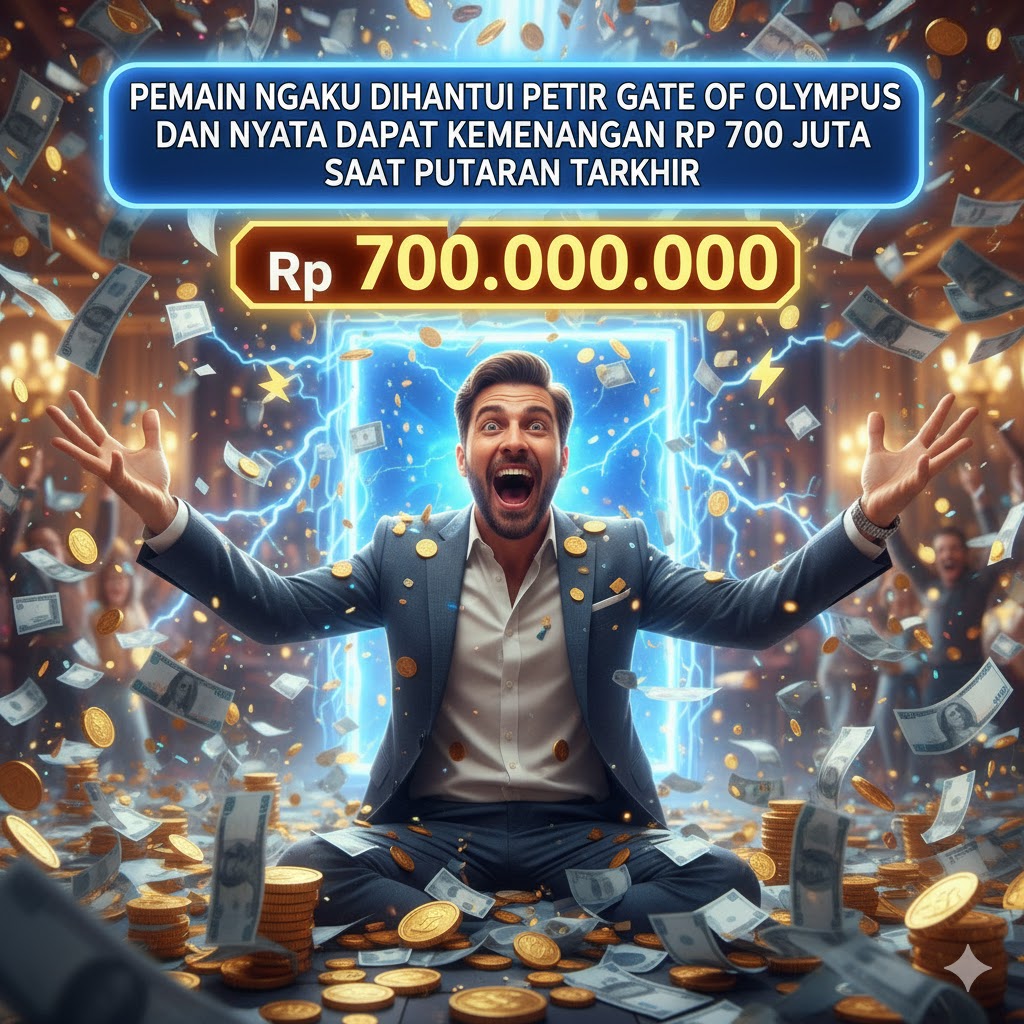 Kisah Nyata Pemain yang Mengaku Dihantui Petir Gate of Olympus Akhirnya Terbukti dengan Kemenangan Rp 700 Juta Saat Putaran Terakhir.