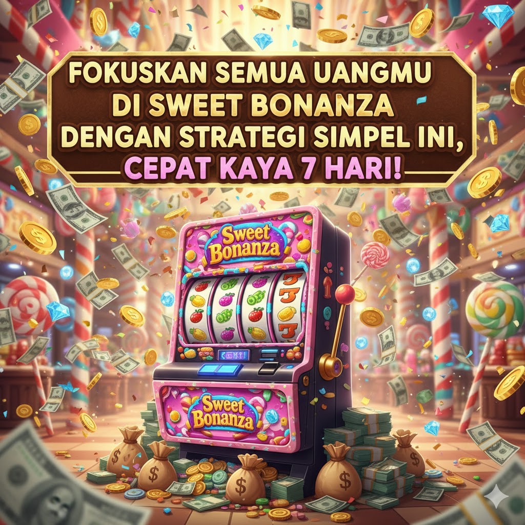 Fokuskan Semua Uangmu di Sweet Bonanza dengan Strategi Simpel Ini, Cepat Kaya 7 Hari!