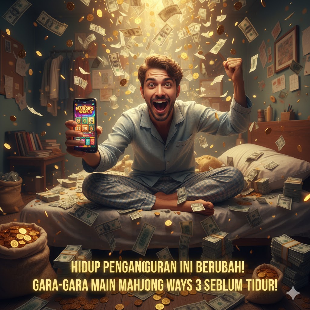 Hidup Pengangguran Ini Berubah! Gara-Gara Main Mahjong Ways 3 Sebelum Tidur, Simak Kisahnya!