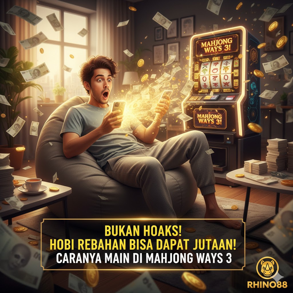Bukan Hoaks! Hobi Rebahan Bisa Hasilkan Jutaan! Caranya Main di Mahjong Ways 3!