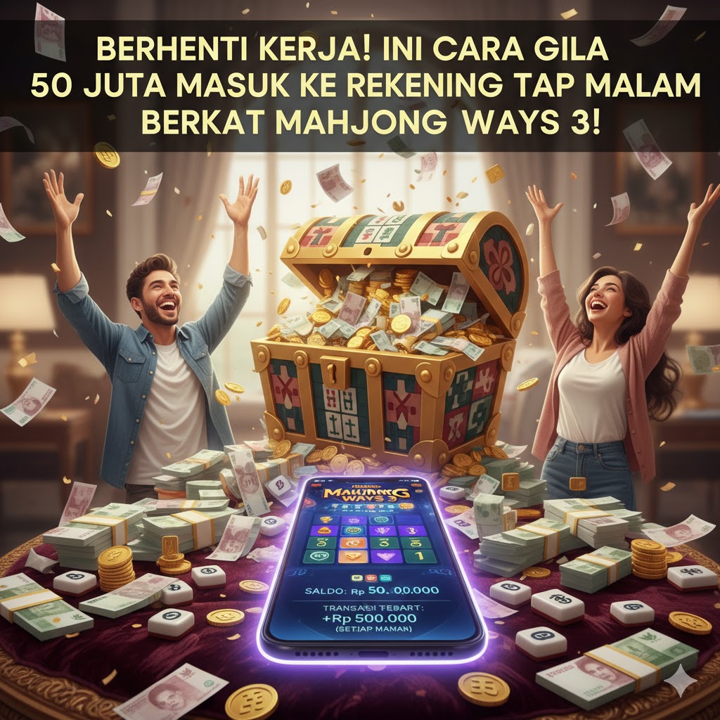 Berhenti Kerja! Ini Cara Gila 50 Juta Masuk ke Rekening Tiap Malam Berkat Mahjong Ways 3!