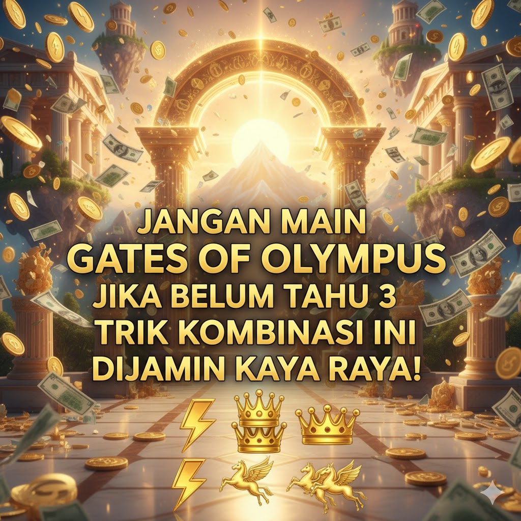 Jangan Main Gates Of Olympus Sebelum Tahu 3 Trik Kombinasi ini, Dijamin Kaya Raya!