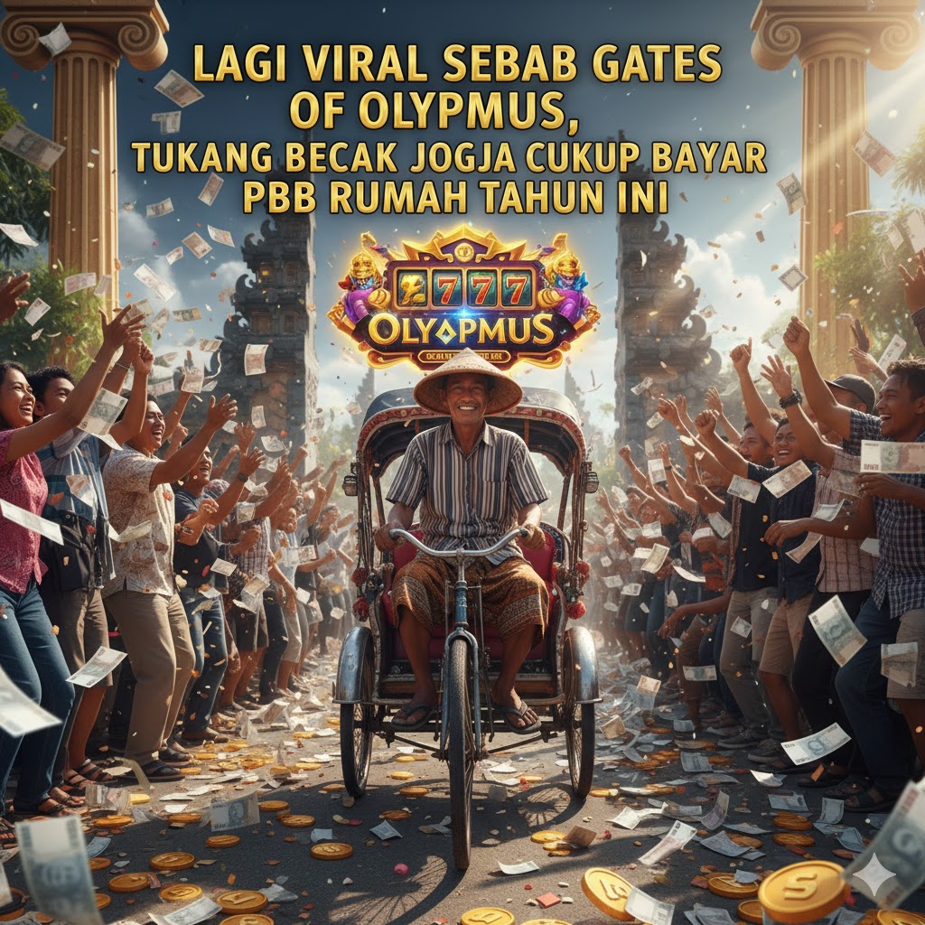 Lagi Viral karena Gates of Olympus, Tukang Becak Jogja Cukup Buat Bayar PBB Rumah Tahun Ini