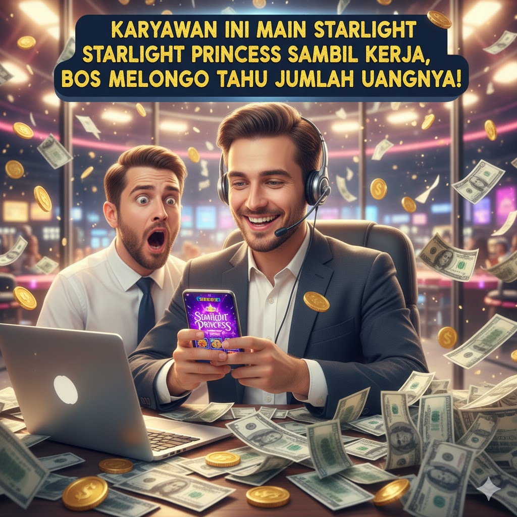 Gila! Karyawan Ini Main Starlight Princess Sambil Kerja, Bos Melongo Setelah Tahu Jumlah Uangnya!