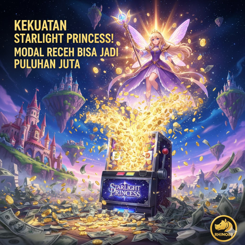 Kekuatan Starlight Princess Tak Perlu Diragukan, Modal Receh Bisa Berubah Jadi Puluhan Juta!