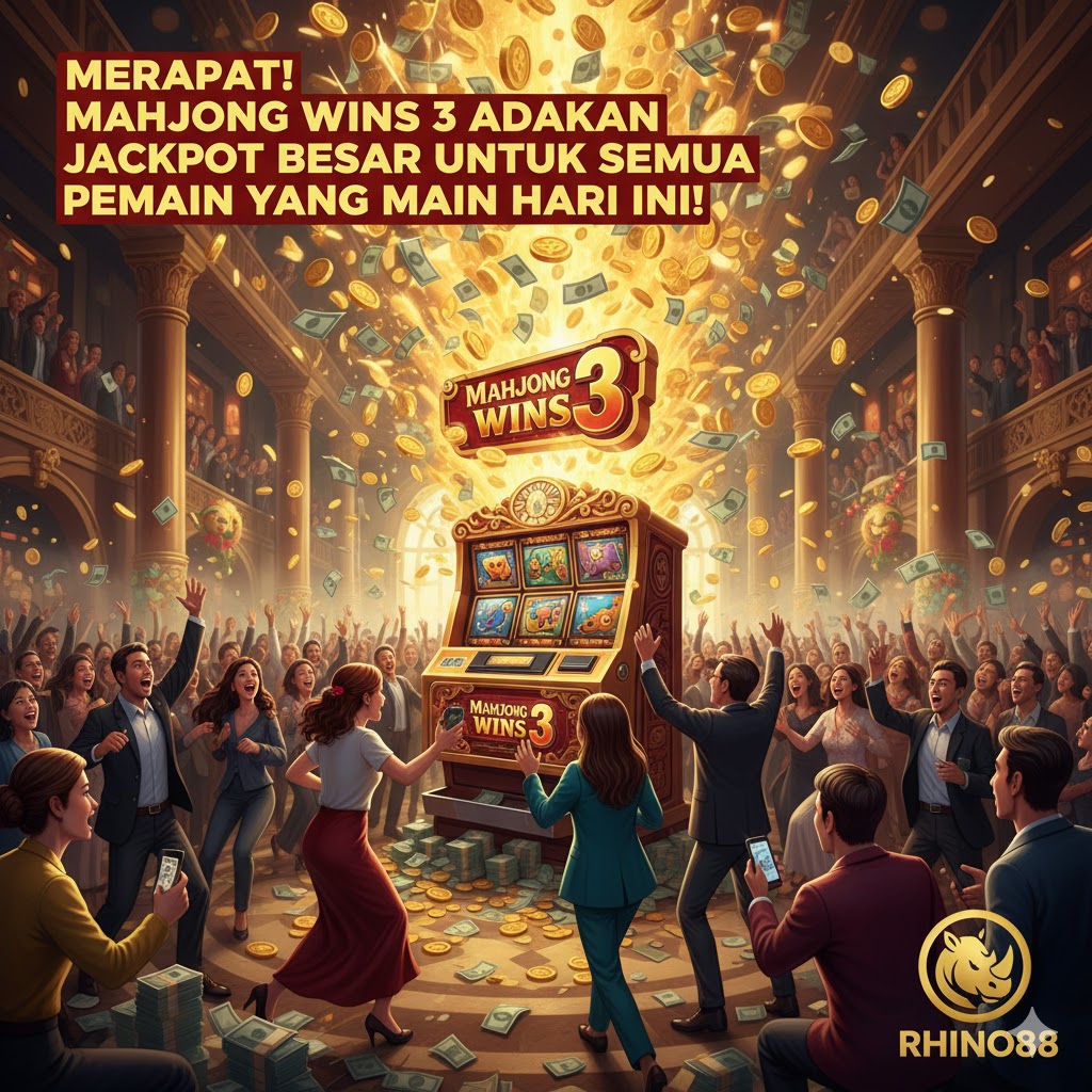 Merapat! Mahjong Wins 3 Adakan Jackpot Besar-besaran untuk Semua Pemain yang Main Hari Ini!