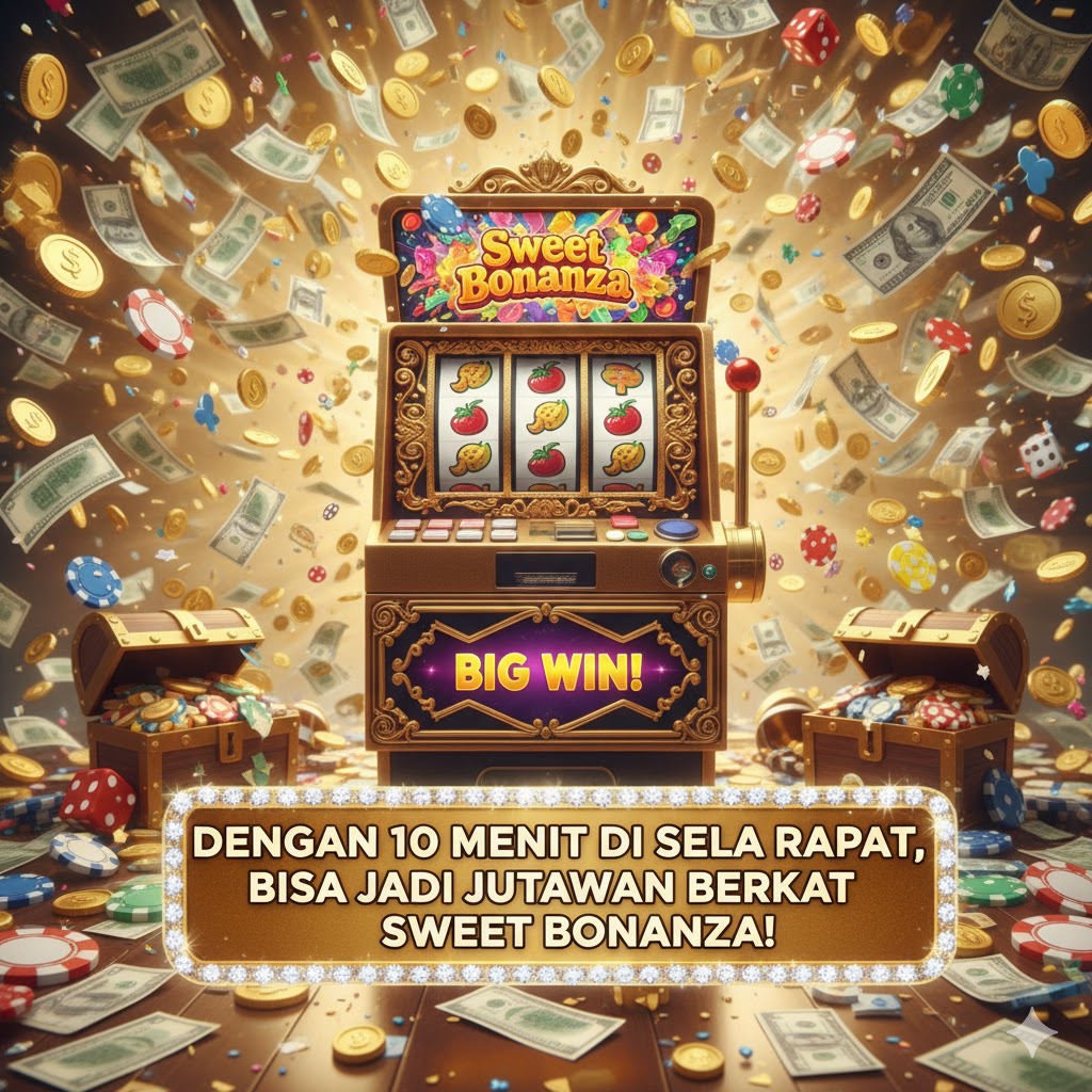 Hanya dengan 10 Menit di Sela Rapat, Ia Mendadak Jadi Jutawan Berkat Sweet Bonanza!