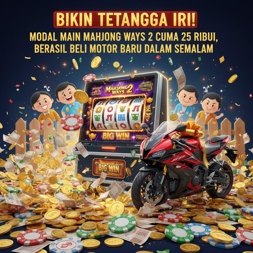 Bikin Tetangga Iri! Modal Awal Main Mahjong Ways 2 Cuma Rp 25 Ribu, Berhasil Beli Motor Baru dalam Semalam!