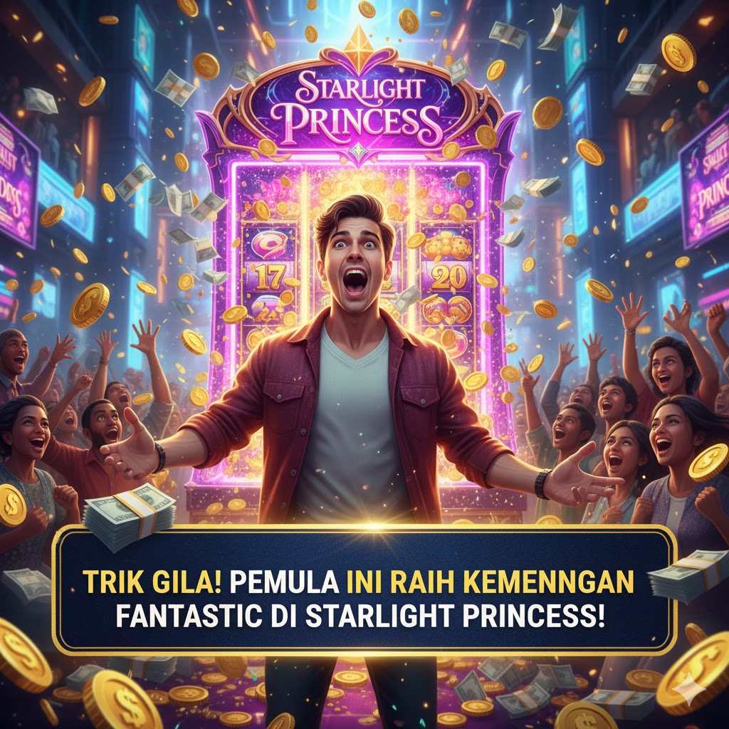 Trik Gila! Pemula Ini Berhasil Raih Kemenangan Fantastis di Starlight Princess Berkat Trik Gila Ini!