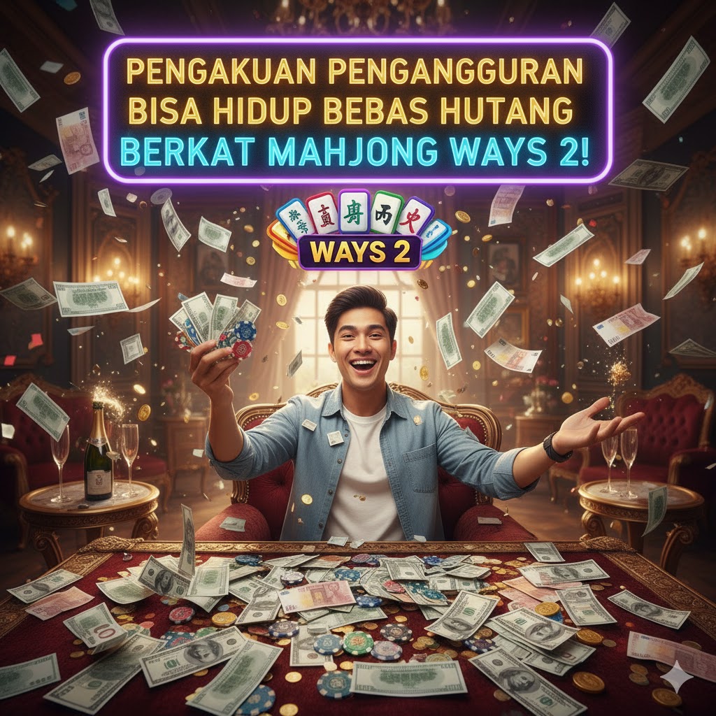 Pengakuan Seorang Pengangguran Bisa Hidup Bebas dari Hutang Berkat Mahjong Ways 2!