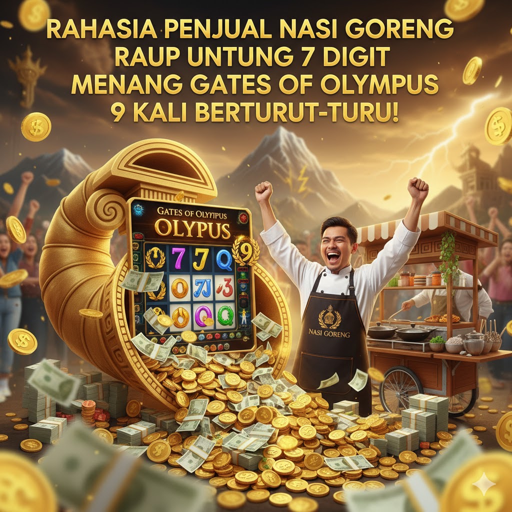 Rahasia Penjual Nasi Goreng Ini Raup Untung 7 Digit Sambil Menang Gates of Olympus 9 Kali Berturut-turut!