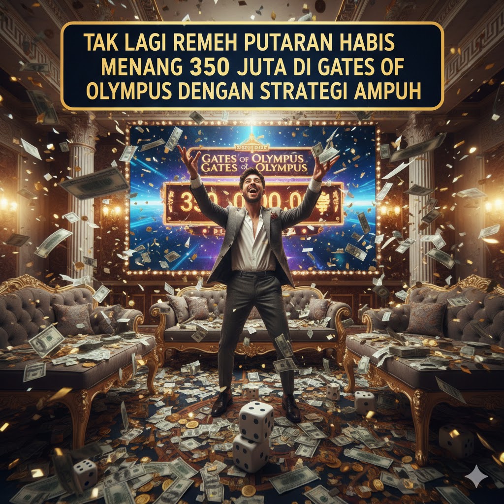 Resta di Surabaya Tak Pernah Lagi Remehkan Putaran! Setelah Menang Rp 350 Juta di Gates Of Olympus dengan Strategi Ampuh Ini
