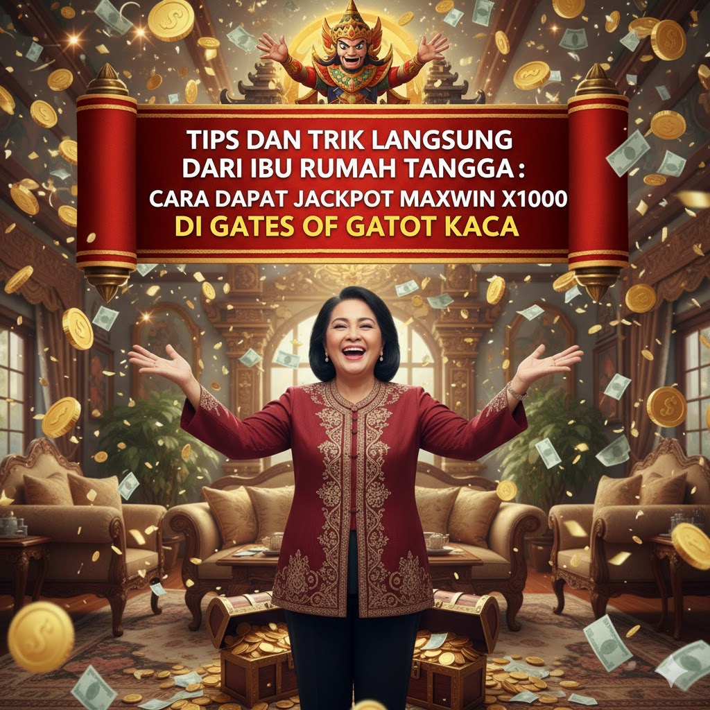 Tips dan Trik Langsung dari Karina, Ibu Rumah Tangga Cara Mendapatkan Jackpot Maxwin X1000 di Gates of Gatot Kaca