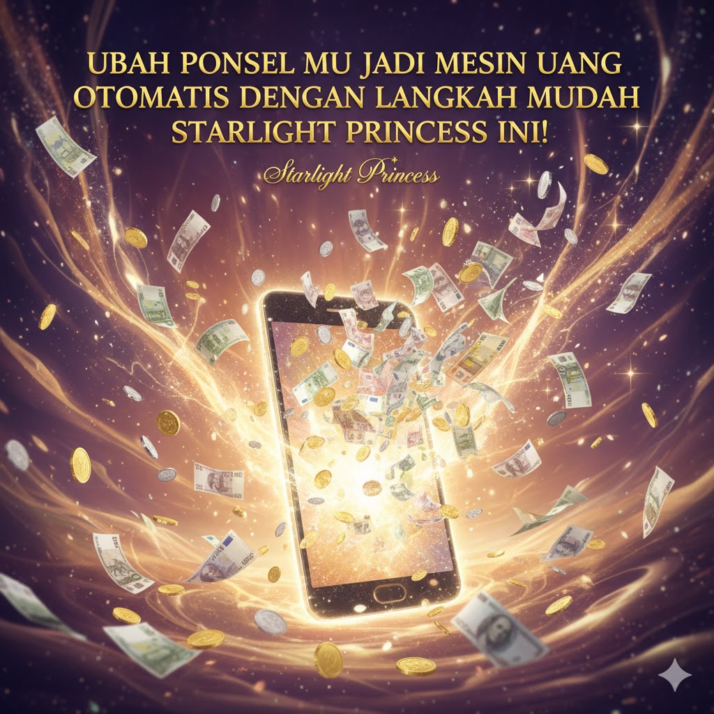 Ubah Ponsel Mu Jadi Mesin Uang Otomatis dengan Langkah Sederhana Starlight Princess Ini!