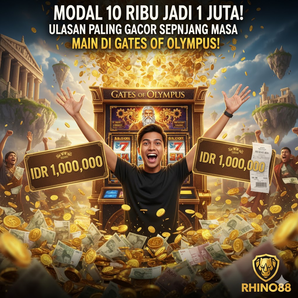 Modal 10 Ribu Jadi 1 Juta! Ulasan Paling Gacor Sepanjang Masa Main di Gates Of Olympus!