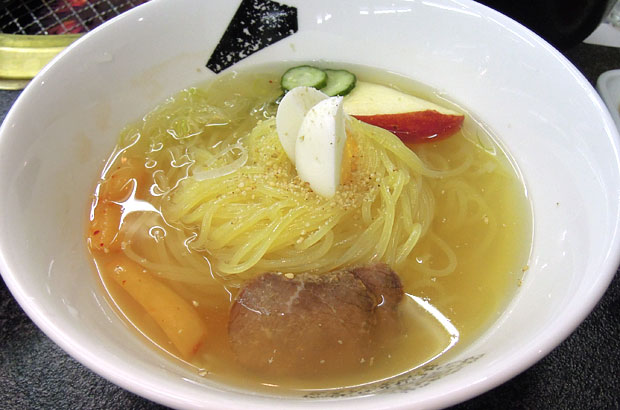 李朝苑の冷麺